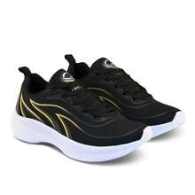Men's Weightlifting Shoes: Soft And Lightweight Shoes + Men's Short Socks - VÀNG ĐEN - Xem 3