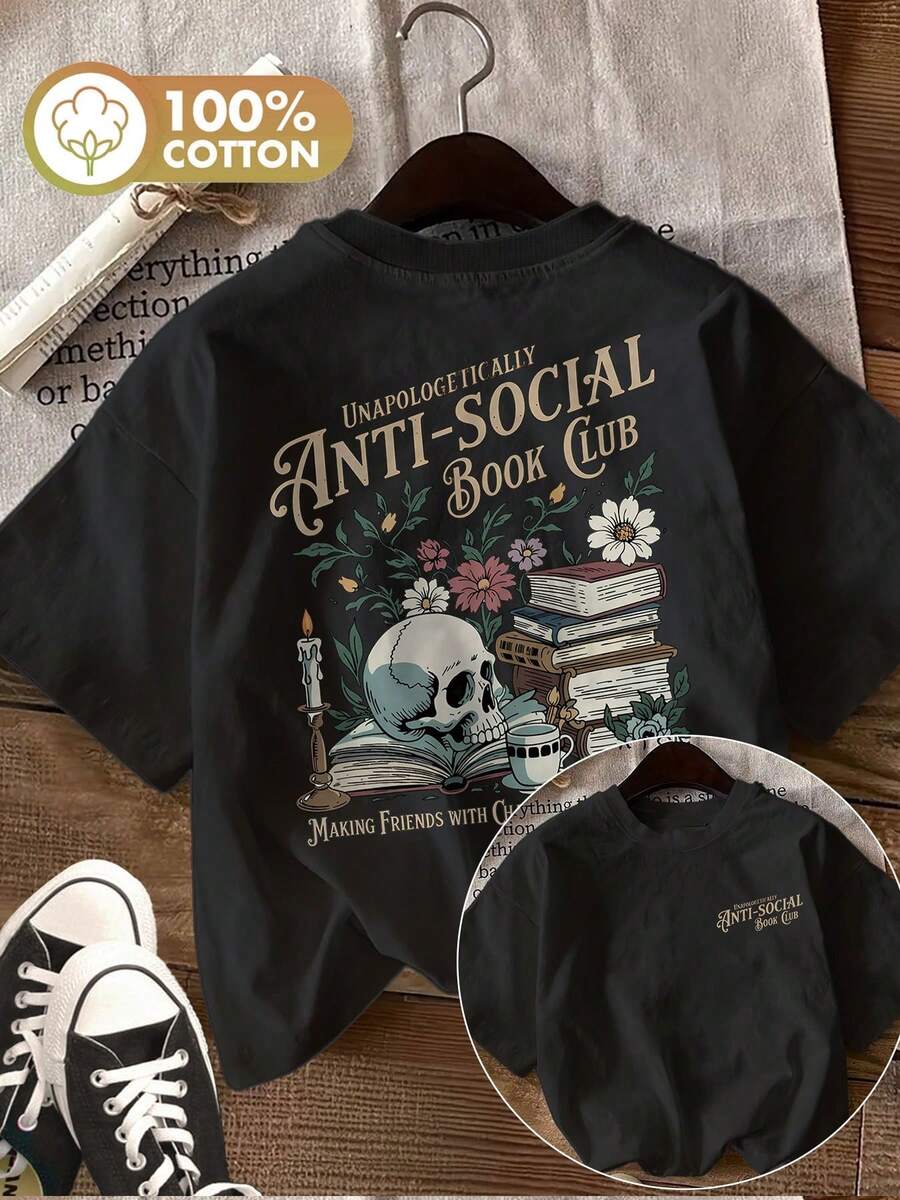 Plus Size T-Shirts - Black - View 1