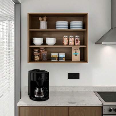 Ida Wall Shelf 3 Shelves Natural Oak