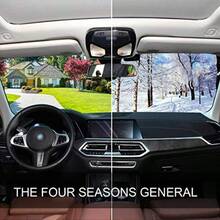ZFunny Driver Cat Car Windshield Sunshade Reflective Blocks Sun Visor Protector Foldable Front Windshield Sun Shade For Car Truck SUV 55 X 27.6 Inch1 - Funny Driver Cat - View 7