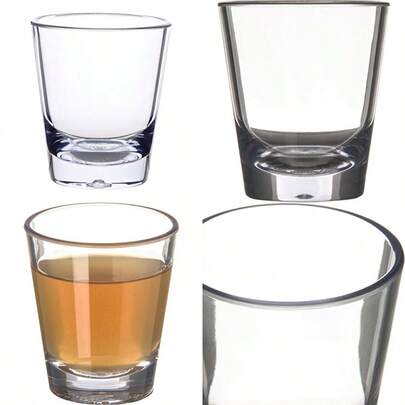 Carlisle 560107 Alibi Heavy-Weight Plastic Shot Glass 1.5 oz Case of 24