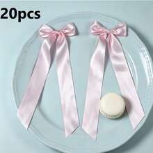 5条/10条/15条/20条蝴蝶结装饰丝带，生日派对节日蜡烛礼盒装饰，蛋糕装饰，情人节装饰 - 查看 15