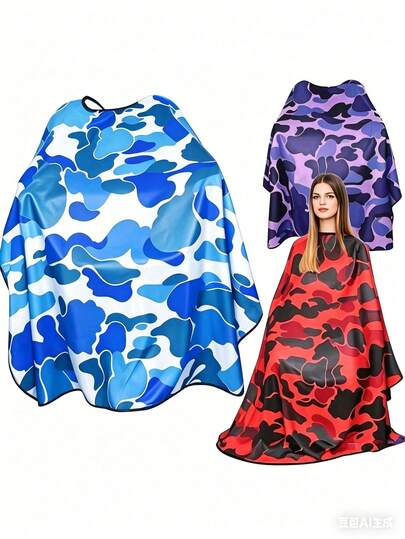 1 chiếc tạp dề làm tóc họa tiết rằn ri, nhiều màu sắc để lựa chọn, chống thấm nước và dầu, dễ vệ sinh, phù hợp cho việc cắt tóc, nhuộm tóc, chất lượng và tính thẩm mỹ như ở salon, thích hợp sử dụng tại nhà và salon.