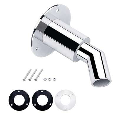 24mm Thru Hull Exhaust Skin Fitting-Tube Pipe Air- Heater For Boat Car