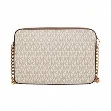 Michael Kors Jet Set Letter Print Women's Shoulder Crossbody Bag - Vanilla 35F8GTTC3B - View 4