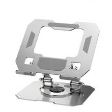 New Tablet Stand, Desktop Live Streaming Phone Holder With 360° Rotating Base, Metal Design, Compatible With Multiple Tablets And Phones, Multi-Angle Adjustable Design, Suitable For Office, Watching Videos, Learning And More - View 11