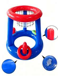 1 Set Inflatable Basketball For Pool Party, Inflatable Basketball Dribbling Device For Swimming Pool, Suitable For Adult Family Entertainment, Outdoor Leisure, Summer Party, Beach, Lake, Water Activities - Upgraded Version - View 8