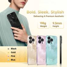 OUKITEL C3 Android 14 解鎖手機 2025-16GB+128GB，6.52 吋水滴螢幕，5000mAh 電池智慧型手機，13MP 相機，八核心，指紋辨識/3.5mm 耳機孔/GPS - 黑色 - 查看 8