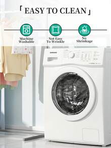 1 bộ ga trải giường dập nổi 3D (không bao gồm vỏ gối), bộ đồ giường, tấm bảo vệ nệm thân thiện với da, ga trải nệm kẻ caro trắng. Thoải mái, mềm mại, thoáng khí, có nhiều kích cỡ phù hợp với giường đơn/đôi/nữ hoàng/vua, có thể giặt máy, thích hợp cho gia đình, phòng ngủ và trang trí phòng, đạt chứng nhận Oeko-Tex. - trắng - Xem 7