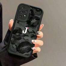 Funda de teléfono de TPU mate con patrón de labios J compatible con iPhone 17 Air/16 15 14 13 12 Pro Max 17 16 15 14 Plus 11/X/XS Max, a prueba de huellas dactilares y caídas, compatible con Samsung Galaxy S20 S21 S22 S23 S24 S25 Ultra/Plus/FE/Edge/+ A12 A13 A14 A15 A23 A25 A35 A53 A54 A55 A03S A04s - 1 unidad - Ver 5