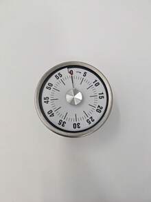 1pc Stainless Steel Magnetic Mechanical Kitchen Timer, Alarm Bell Countdown, Magnetic Back, Suitable For Cooking, Baking, Frying, Steaming, Applicable For Home Kitchen, Office, Study, Meeting, Workout, Reading And More, Mechanical Alarm Timer, Kitchen Essentials And Home Necessities - Multicolor - View 15