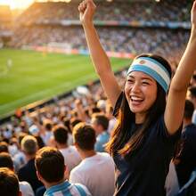 Băng đô in hình quốc kỳ World Cup, khăn trùm đầu cổ vũ bóng đá, phụ kiện đội đầu dự tiệc, băng thấm mồ hôi co giãn. - Nhiều màu - Xem 10