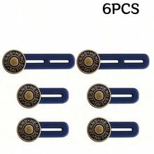 6/16/24 件腰部延长扣，可拆卸牛仔裤腰部调节夹，无需缝纫弹性拉伸腰带扣 - 彩色 - 查看 30