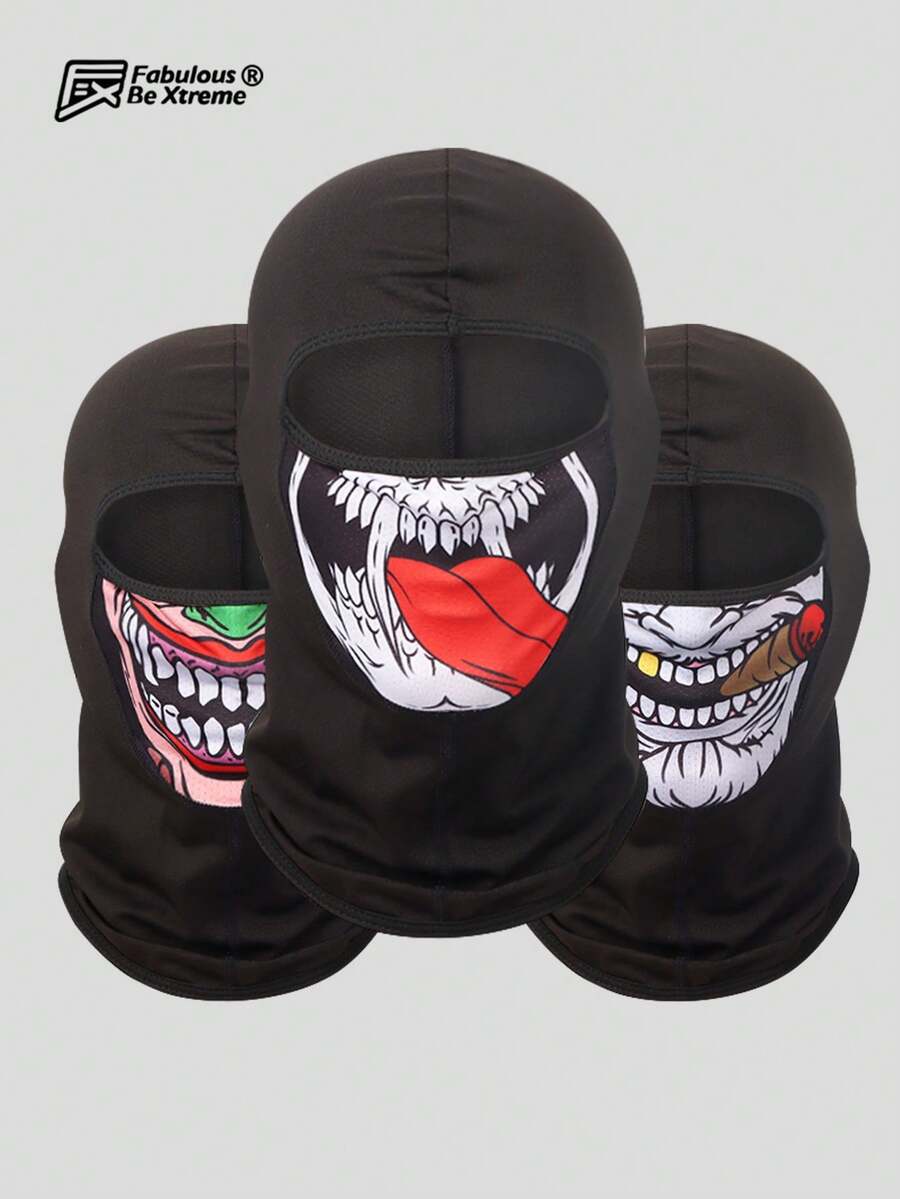 1 chiếc mũ trùm đầu giữ ấm thoáng khí in họa tiết mùa hè dùng cho xe đạp, lót mũ bảo hiểm, chống nắng và chống bụi. - Nhiều màu - Xem 1