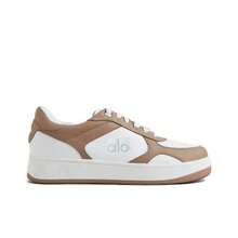 Alo Yoga Recovery Mode Comfortable, Versatile, Non-Slip, Wear-Resistant Low-Top Sneakers, Unisex, Brown And White - A0685U-Gravel - 查看 2
