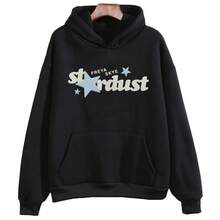 Freya Skye  Hoodie Men Women New Long Sleeve Sweatshirt Autumn Winter Fashion Casual Clothing Loose High Street Pullover - 黑色 - 查看 8