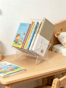 OBOVAY 1pc Detachable Baby Book Storage Rack - Can Record And Store Photo Albums, Save Desk Space, Practical, Suitable For Newborn Essentials, Girls Bedroom Decor, Children's Room Decor, Girls Hair Accessories - Multicolor - View 2