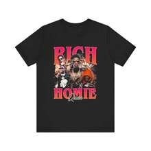 Custom Rich Homie Quan Graphic Tee Rich Homie Tribute - Black - View 1