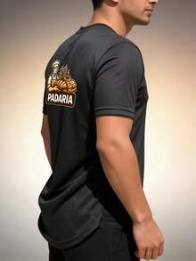 T-Shirt For Bakery Uniform/Confectionery, Polyester - Black - View 4