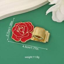 AHCRAFT 1 chiếc hộp đựng bút bằng kim loại hình hoa sáng tạo, có kẹp hình hoa hồng, mẫu đơn, cúc, ly có lò xo, thích hợp cho sổ kế hoạch, sổ tay, trường học, giáo viên, học sinh, văn phòng phẩm. - những bông hoa - Xem 11