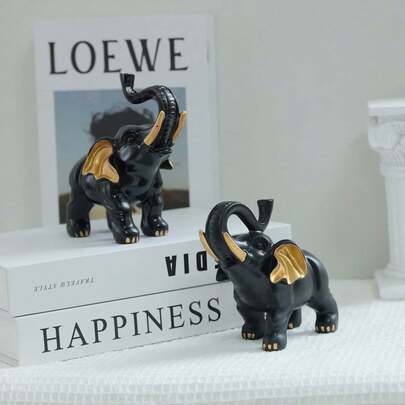 Tượng voi acrylic cao cấp, vật trang trí nhà cửa sáng tạo cho phòng khách, kệ tivi, tủ rượu, quà tân gia, mang lại may mắn và tài lộc.