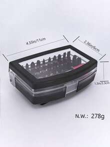 Tatukiko 32pcs S2 Material Electric Screwdriver Bit Set, Includes Flat, Square, Hexagon, Star, And Hollow Star Bits With Quick Release Shaft - C-Silver - View 6