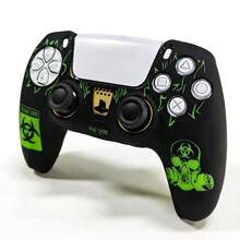 Suitable ForPS5 Game Controller Shell Skin Controller Touchpad Sticker Robot Themed Soft Silicone Protective Cover - View 8