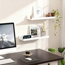 4pcs Floating Shelf, Wall-Mounted Easel, Decorative Storage Display Rack, Wall-Mounted Rack For Living Room, Bedroom, Bathroom, And Kitchen - 4pcs - View 1