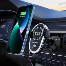 Minimalist Adjustable Magnetic Wireless Car Charger - Multicolor - View 4