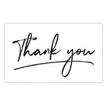50 Pack White Thank You Cards, Thick Paper Smooth Writing Mini Gift Cards, Simple Elegant Blank Decorative Message Cards For Supporting Small Business, Store Owners, Online Shop Sellers, Perfect For Business Packaging, Retail Orders, Party Favors, Holiday Greetings, Birthday, Thanksgiving, Baby Shower, Wedding, Back To School & Daily Gratitude Stationery Supplies - Multicolor - View 9
