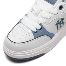 MLB Unisex Casual Sneakers CHUNKY LINER DENIM POCKET, Lightweight Comfortable Daily Simple Sporty Low-Top 3ASXD015N-50NYS - Navy Blue/white - View 7
