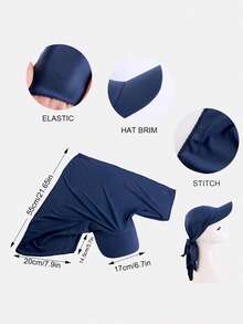 1pc Women's Duckbill Brim Cap With Tie-Up Baseball Hat And Ribbon Sun Hat, Suitable For Daily Use - Multicolor - View 2
