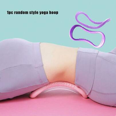 Universal For Both Men And Women, Adjustable Height Plastic Four-Level Lumbar Massage Plate, Lumbar Relief Device, Lumbar Stretching Massage Device, Cervical And Spinal Back Stretching Device, Lumbar Pain Relief Cushion; Suitable For Use In Offices, Bedrooms, Gyms, Sofas, And Beds; Suitable For Yoga And Pilates Fitness Equipment.