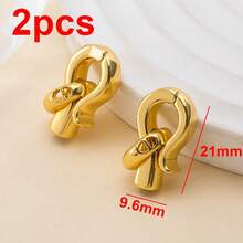 1/2/4pcs Copper Round Ring Pearl Clasp, Universal Fastener Charm For DIY Bracelet Necklace Jewelry Making - DIY Buckle - View 10