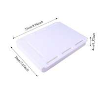 Romantic Cottage Hidden Wall-Mounted Drawer Box, Household Makeup Brush Holder, Office Stationery Storage Box, School Supply Storage Box, Essential For Back To School Season - White - View 13