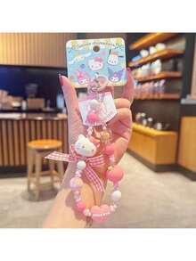 Hello Kitty Special Edition Fruit Beaded Bracelet & Pendant, Officially Licensed Accessory To Add Vitality To Your Style, Also A Sweet Gift Choice For Friends And Family - Pink - View 7