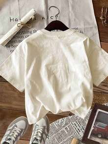 Plus Size T-Shirts - White - View 10