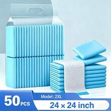 Buy 50 Get 50 Free Thickened High Quality Super Absorbent Dog Pee Pads - XL/XXL Large Dog Bed Pads, Leakproof & Odor Control, Quick-Dry Durable Pads For Medium & Large Dogs, Disposable Pet Urine Mats With Easy Cleanup, Indoor/Outdoor Use, Camping - XXL 買 50 送 50 - 查看 13