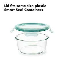 OXO Good Grips Pcs SNAP Leakproof Glass Round Food Storage Container - Transparente - Ver 5