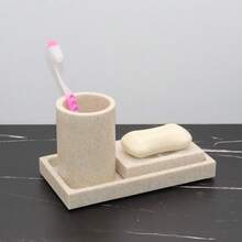 Accesorios de baño > Jabonera, Soporte de jabón, Jabonera de mármol artificial, Jabonera de lujo creativa de hotel, Jabonera perfumada, Plato de jabón, Soporte de jabón - Jabonera - Ver 7