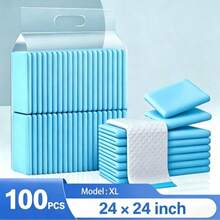 Buy 50 Get 50 Free Thickened High Quality Super Absorbent Dog Pee Pads - XL/XXL Large Dog Bed Pads, Leakproof & Odor Control, Quick-Dry Durable Pads For Medium & Large Dogs, Disposable Pet Urine Mats With Easy Cleanup, Indoor/Outdoor Use, Camping - XXL 買 50 送 50 - 查看 14
