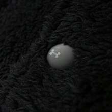 Under Armour 亚太地区 EF 男女通用羊羔绒飞行员夹克/外套，舒适简约户外通勤针织夹克 1389370-001 - 黑色 - 查看 4