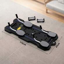 Składana deska do pilatesu – Twój domowy trener równowagi i stabilizacji Kompaktowe urządzenie, które daje ogromne możliwości ćwiczeń. - 黑色 - 查看 2