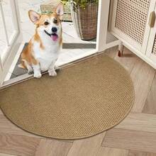 Modern Pineapple Pattern Non-Slip Doormat - Quick Dry, Durable, Rectangular Carpet Suitable For Entryway And Bathroom, Thick Polyester Blend, PVC Backing, Stain Resistant, Gray, Bathroom Mat - A - View 12