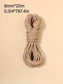 20/10m Cat Scratching Rope, Gardening Hanging Rope, Suitable For DIY Crafts, Gardening, Binding, Home Decor, Cat Scratching Post - Khaki - View 11
