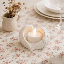1pc 3D Printed Angel Wings Candle Holder, Suitable For Tea Light Or Faux Candle, Ideal For Home Decor And Tabletop Display. This Unique Creative Candle Holder Decoration Is An Excellent Gift For Decor Enthusiasts. - Angel Wing Candlestick - View 4