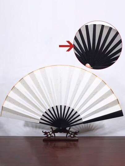 1 chiếc quạt tay gấp kiểu cổ điển, thích hợp dùng trong nhà, làm quà tặng, dịp Lễ Tạ ơn, Lễ Phục sinh, cắm trại ngoài trời.