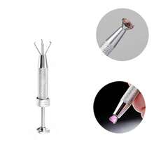 专业穿刺工具套装，不锈钢镊子配四爪球形夹钳，适用于肚脐/耳/鼻/唇部穿刺的饰品固定夹，穿刺饰品拆卸和佩戴工具套装 - 銀色 - 查看 7