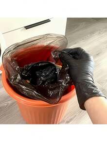 10/20/50 Pairs Disposable Nitrile Gloves, Powder-Free & Latex-Free, Ambidextrous, Suitable For Household, Kitchen, Cleaning And Dishwashing, Indoor And Outdoor Use - 100Pieces (S size) - View 3