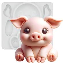 Khuôn silicon hình động vật có thể tái sử dụng, đồ trang trí thủ công DIY, trang trí bánh fondant, khuôn kẹo, dụng cụ nhà bếp, dụng cụ làm bánh, trang trí bánh cupcake, trang trí tiệc cưới, sinh nhật. - Màu Xám nhạt - Xem 31
